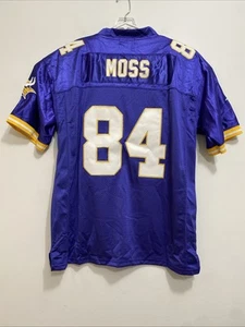 Mitchell & Ness Mens Purple Minnesota Vikings Randy Moss #84 Jersey Sz 50 Skol - Picture 1 of 9