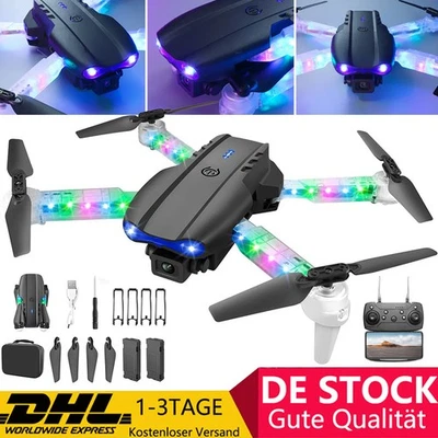 Drohne mit Kamera Quadcopter WIFI 20 Minuten Flugzeit mit LED Lichter Mehrfarbig - Bild 1 von 4