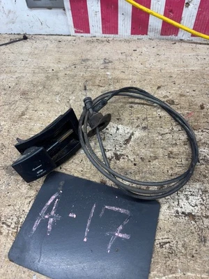 Ford F150 1987 1991 F250 F350 Bronco capó pestillo cable de liberación OEM mango pop uso Foto 1 de 4