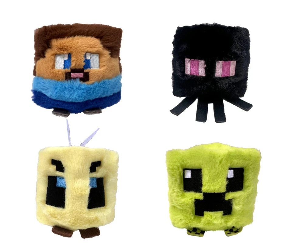 TY MINECRAFT BEANIE BOUNCERS BOUNCER BALL TOY BEE CREEPER STEVE ENDER DRAGON - Image 1 of 1