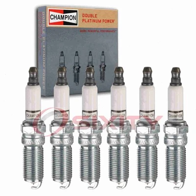 Velas de ignição Champion platina dupla 6 peças para 2015-2019 Ford Transit-350 HD mu - Imagem 1 de 4