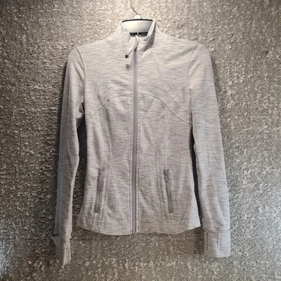 Jaqueta Lululemon 4 Cinza Definir Zíper Wee Are From Space Nimbus Battleship LEIA - Imagem 1 de 4