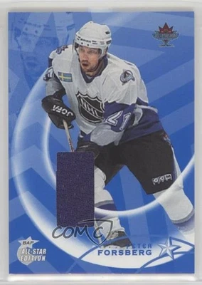 2002 ITG Be A Player All-Star Edition Game-Used Jerseys /100 Peter Forsberg HOF - Image 1 of 2