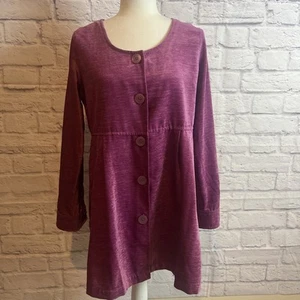 Soft Surroundings Women’s Fiona Lagenlook Shirt Jacket Size Medium  - Bild 1 von 8