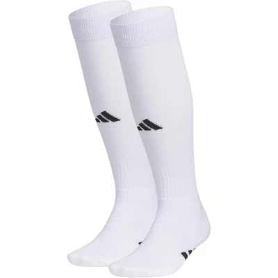 adidas Unisex 2 Pack OTC Compression Socks– White/Black – Size L -NWT - Image 1 of 4