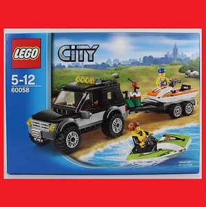 LEGO City Geländewagen mit Wasserfahrzeugen 60058 SUV Jetski selten EOL misb rar - Bild 1 von 6
