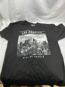 Los Angeles City of Angels T-Shirt - Black, Small - Picture 1 of 2