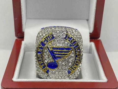 St Louis Blues Stanley Cup Ring 2018 Championship Ring - Ryan O'Reilly - Box Cover