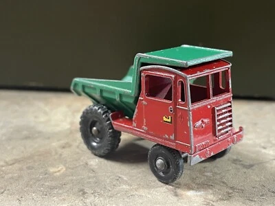 1961 Matchbox Lesney No 2 Muir Hill Dumper Green Red Laing Dump Truck Vintage - Image 1 of 4