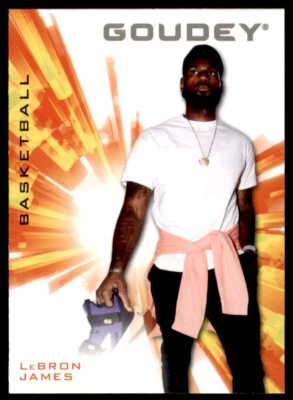 Inserto Goodwin Champions Goudey 2021 #G50 LeBron James cubierta superior Foto 1 de 2