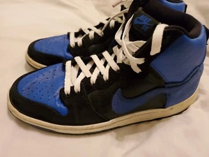 Nike SB Dunk High Pro J Pack Size 9.5 Royal Blue Suede Sneakers 305050-018 - Picture 1 of 13