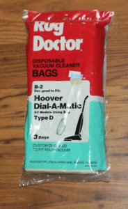 Rug Docotor Type D Hoover Dial-A-Matic Vacuum Bags - 3 Pack