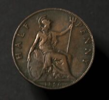 UK (Great Britain) 1896 1/2 Penny - Victoria - Nice Condition