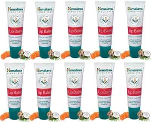 12x Himalaya Herbal Lip Balm 10 g (Pack of 12) Nourishes Lips Prevents Drying - Picture 1 of 11