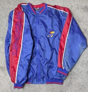 Vintage 90er Kansas Jayhawks Champs Sports By Team Editions Windbreaker Herren XL - Bild 1 von 7