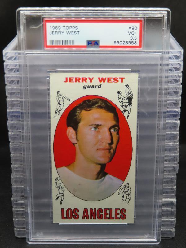 1969-70 Topps Jerry West #90 PSA 3.5 VG Los Angeles Lakers