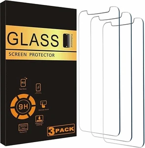 3X Tempered Glass Screen Protector For iPhone 15 14 13 12 11 Pro Max X XS XR 8 7 - Picture 1 of 7