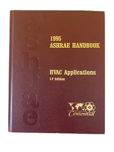1995 ASHRAE HANDBOOK HVAC APPLICATIONS I-P EDITION Centennial - Picture 1 of 5