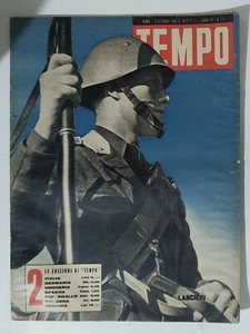 38737 TEMPO a.IV nr 71 1940 - Lancieri in Libia - Patto tripartito - Picture 1 of 4