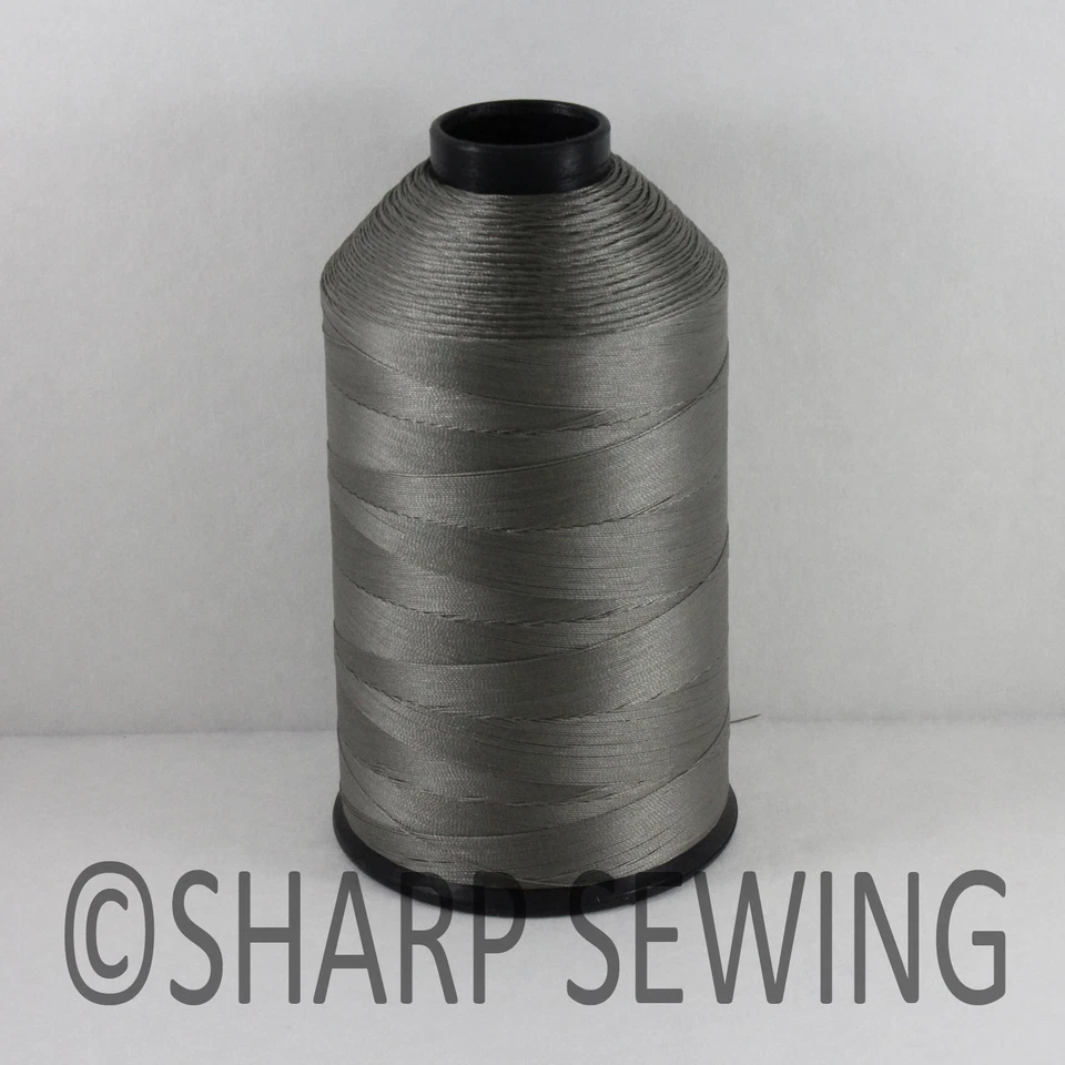 LT GRAY GREEN TINT 8OZ N32 2800 YARDS 69 BONDED NYLON THREAD SEW LEATHER CANVAS - Image 1 of 1