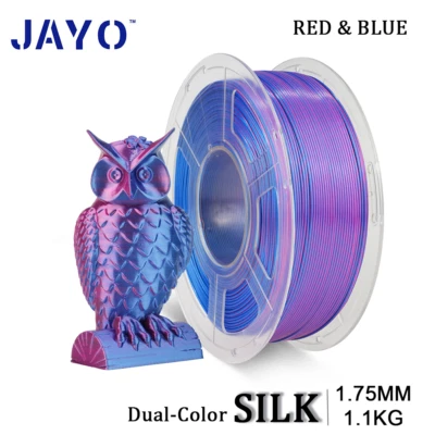 JAYO 10KG 3D Printer Filament 1.1KG/SET 1.75mm PLA PLA+ SILK PETG PLA Meta Wood - Image 1 of 4