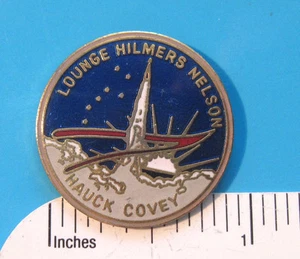  Nelson Hauk Covey Nelson - NASA hatpin , lapel pin , tie tac , hatpin GIFT BOXD - Picture 1 of 4