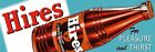 Hires Root Beer for Pleasure NEW Metal Sign 12"x36" USA STEEL XL Size - 4 lbs