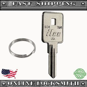 New Uncut RV Key Blank - Trimark TM4 / 1604 / TRM-8 - Recreational Vehicle Key - Picture 1 of 2