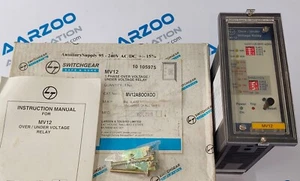 L&T MV12ABOOXOO 1-Phasen Über-/Unterspannungsrelais 95-240Vac MV12 | Neu Mit Box - Picture 1 of 9