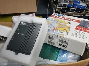 SMC EtherEZ Hub 3605T 5-Port Link-RX Partition w/Power Supply - Picture 1 of 4