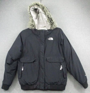 The North Face Girls XL Goose Down Hyvent Parka Black Gotham Jacket - Picture 1 of 13