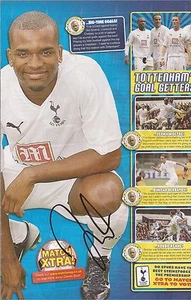 TOTTENHAM: DARREN BENT SIGNED A4 (12x8) MAGAZINE PICTURE+COA - Picture 1 of 1