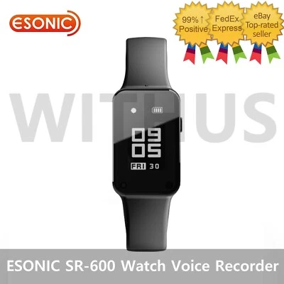 ESONIC SR-600 LED Digital Watch Voice Recorder 8GB 16GB USB Memory=