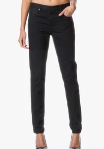 Wang 002 Denim X Alexander Black Tapered Leg Sit Low Relaxed Fit Women 25 $240 - Picture 1 of 12