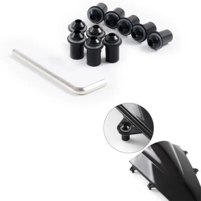 Wellnut Windscreen Screws Bolt for Kawasaki ZX14R 2006 07 08 09 10 11 12 13-2021 Foto 1 de 3