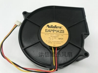 NIDEC GAMMA29 9730 24V 0.25A D09F-24SS2 12B Silent Turbo Cooling Fan 3pin - Image 1 of 3