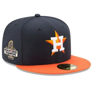 Parche lateral azul/naranja Houston Astros New Era 2022 Serie Mundial Campeones - Imagen 1 de 4