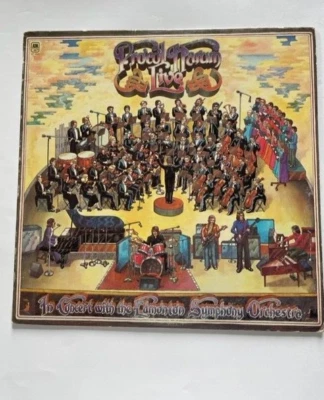 Procol Harum In Concert- The Edmonton Symphony Orchestra – Live- LP. A&M. VG/VG+ - Image 1 of 4