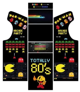 Stickers Borne Arcade (Modèle Mame ou Euro ou Personnalisé) - 80 PacMan - Photo 1/7