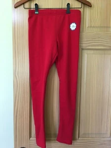 NWT Oshkosh Cozy Fleece Lined Warmth Leggings Red 10/12,14 - Picture 1 of 1