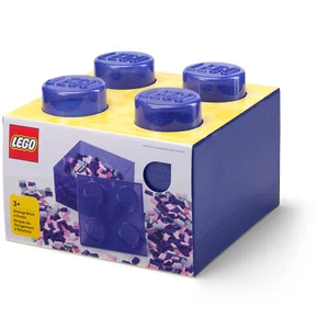 Productos de almacenamiento LEGO: 40090800 4 pernos tapa superior de ladrillo brillo violeta NUEVO - Imagen 1 de 5