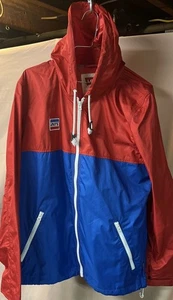 Vtg ColorBlock Levi Windbreaker Jacket Packable Lightweight Full Zip Men’s Med - Picture 1 of 10