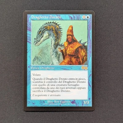 MTG \>> Gilded Drake (NM) <<// Urza's Saga - 341 Trading - Magic - Bild 1 von 4