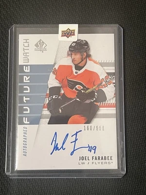 Joel Farabee Flames 19-20 SP Authentic Future Watch Rookie Auto #160/999 - Image 1 of 2