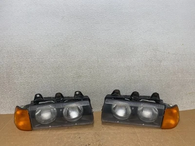 Левые + правые галогенные фары 1994–1999 Bmw E36 318i 328i оригинальные V5103 DW - Изображение 1 из 4