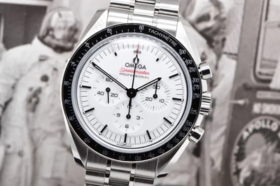 2024 Omega Speedmaster Professional Moonwatch White Dial 310.30.42.50.04.001 FS - Image 1 of 4