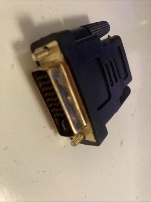 DVI-I MALE TO HDMI FEMALE ADAPTER CONNECTOR CONVERTER Gold Plated (24+5) - Image 1 of 4