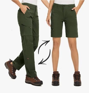 Womens Hiking Pants Convertible Lightweight Quick Dry Outdoor Travel Camping  4 - Picture 1 of 7
