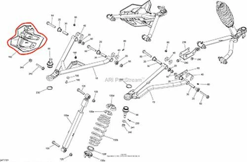 NEW OEM CAN-AM FACTORY OUTLANDER MAX 450 570 RIGHT SIDE JOINT PROTECTOR 2017 Foto 1 de 1