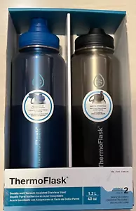 Thermoflask 40oz 2 pack vacuum insulated stainless steel New - Picture 1 of 4